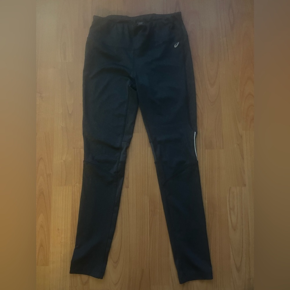 ASICS running leggings size small gray